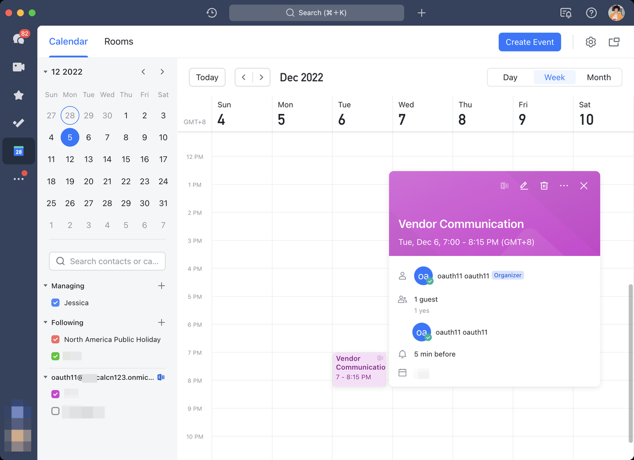 Xem các sự kiện được đồng bộ hóa